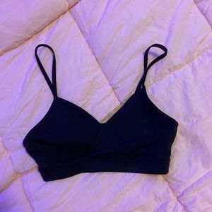 old navy black bralette